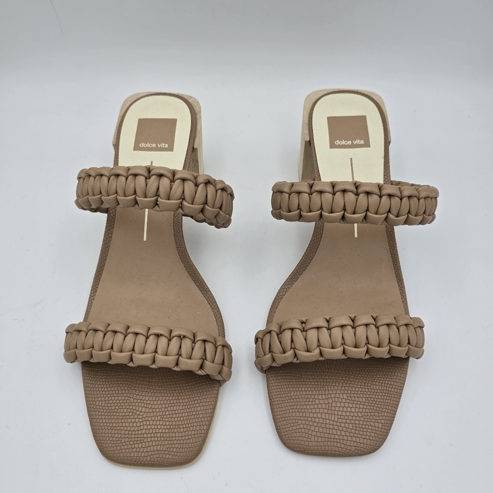 NWOT Dolce Vita Women's Zeno Heeled Sandals, Cafe Stella, Size 10 - Picture 3 of 16